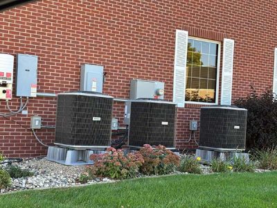 Multiple Outdoor AC Unit Installation